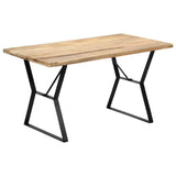 Dining Table 140x80x76 cm Solid Mango Wood 247947