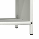 Firewood Rack with Wooden Top White 100.5x35.5x40 cm 864256
