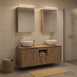 Bathroom Cabinet Set 5 pcs Artisan Oak Engineered Wood 3406358