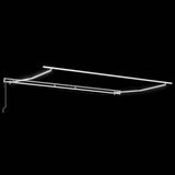Retractable Awning Manual Anthracite 350 x 250 cm Fabric, Metal 3330220