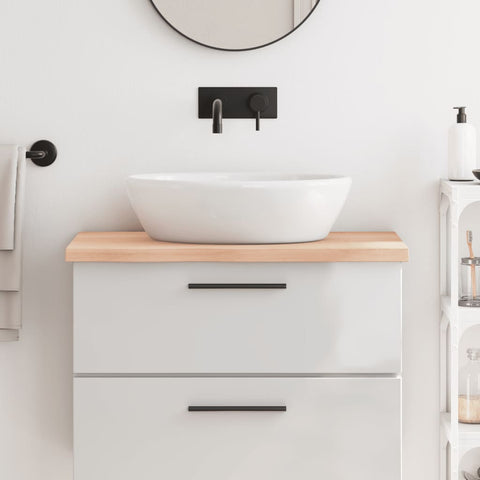Bathroom Countertop 80x60x cm Untreated Solid Wood 3156027