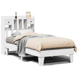 Bed Frame without Mattress White 90x190 cm Solid Wood Pine 3308865