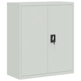 File Cabinet Light Grey 90x40x145 cm Steel 3188318