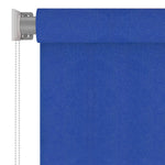 ZNTS Outdoor Roller Blind 180x230 cm Blue HDPE 312854