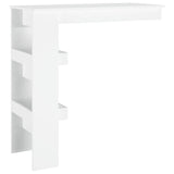 Wall Bar Table White 102x45x103.5 cm Engineered Wood 811781