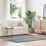 Shaggy Rug High Pile NAVARRA Light Grey 160x160 cm Polyester 4102874