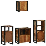 Bathroom Furniture Set 4 pcs Multicolour Solid Reclaimed Wood 3305649