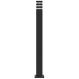 Outdoor Floor Lamp Black 110 cm Aluminium 4006397