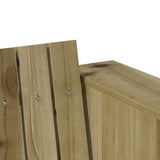 Garden Sofa Green 134 x 60 x 62 cm Solid Pine Wood 873870