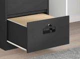 File Cabinet Black 45.5 x 42 x 74.5 cm Cold-Rolled Steel 891610