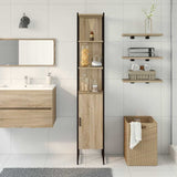 Bathroom Cabinet Sonoma 33 x 33 x 185.5 cm Engineered Wood 864342