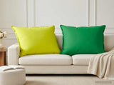Cushion Cover 6 pcs HOUTEN Bright Green 80 x 80 cm Polyester 921714