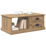 Coffee Table Artisan Oak 90 x 50 x 35 cm Engineered Wood 881362