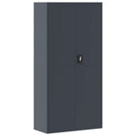 ZNTS File Cabinet Anthracite 90x40x220 cm Steel 3188332