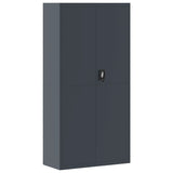 ZNTS File Cabinet Anthracite 90x40x220 cm Steel 3188332