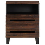 ZNTS Bedside Cabinet 50x34x62 cm Solid Wood Mango 377489