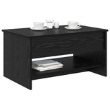Coffee Table Black Oak 80 x 50.5 x 41.5 cm Engineered Wood 880715