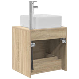 Wall-Mounted Sink Vanity Sonoma Oak 53 x 34.5 x 63 cm 890288