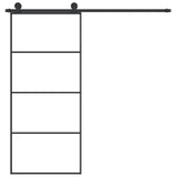 Sliding Door with Hardware Set 90x205 cm ESG Glass&Aluminium 3152148