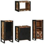 Bathroom Furniture Set 4 pcs Multicolour Solid Reclaimed Wood 3305667