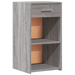 ZNTS Bedside Cabinets 2 pcs Grey Sonoma 35x34x65 cm Engineered Wood 840587