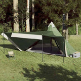 Family Tent Tipi 8-Person Green Waterproof 4009445