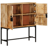 Highboard 80x30x95 cm Solid Rough Wood Mango 351713