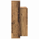Desk with Shelf Old Wood 100 x 40 x 90 cm Engineered Wood 869320
