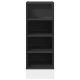 Bottom Cabinet Riga Black 30x44.5x81.5 cm Engineered Wood 854194