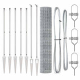Welded Wire Fence with Spikes 10 x 1.6 m 3350731
