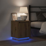 Bedside Cabinet 2 pcs Artisan Oak 39 x 34.5 x 50 cm 869609
