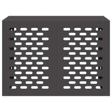 Air Conditioner Cover Black 100 x 50 x 70 cm Steel 865897