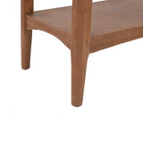 Console Table Solid Fir Wood 126x40x77.5 cm Brown 246122