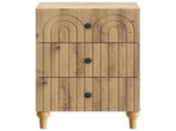 Bedside Cabinet Artisan Oak 43x 41 x 66.5 cm Engineered Wood 894104