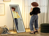 150 x 40cm Full Length Mirror, with Adjustable Lights - Black T3398P343366