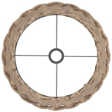 Lamp Shade Brown 40x26 cm Wicker 364393