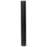 Balcony Screen Black 300x100 cm Poly Rattan 156297