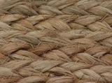 Area Rug Braided Jute 150 cm Round 245338