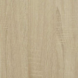 ZNTS 4 Piece Bathroom Furniture Set Sonoma Oak Engineered Wood 3301251