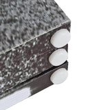 Folding Room Divider 228x170 cm London Bus Black and White 245876