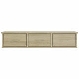 Wall-mounted Drawer Shelf Sonoma Oak 88x26x18.5 cm 800597