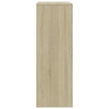 Sideboard with 6 Drawers Sonoma Oak 50x34x96 cm Engineered Wood 800669