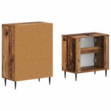 2 Piece Bathroom Cabinet Set HAARLEM Old Wood Engineered Wood 3417619