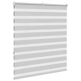 Zebra Blind Light Grey 120x150 cm Fabric Width 115.9 cm Polyester 4014447