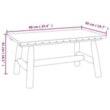 3 Piece Garden Lounge Set Solid Wood Spruce 3185533