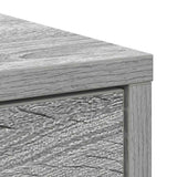 Sideboard with Drawer Grey Sonoma 80x34x76 cm Engineered Wood 861540