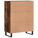 Sideboard Smoked Oak 69.5x34x90 cm Engineered Wood 828009