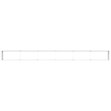 Garden Raised Bed Light Brown 582 x 50 x 36 cm Galvanised Steel 42017348