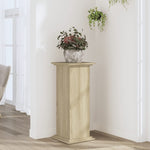 ZNTS Plant Stand Sonoma Oak 33x33x80 cm Engineered Wood 852971