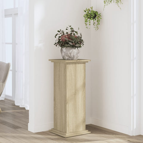 ZNTS Plant Stand Sonoma Oak 33x33x80 cm Engineered Wood 852971